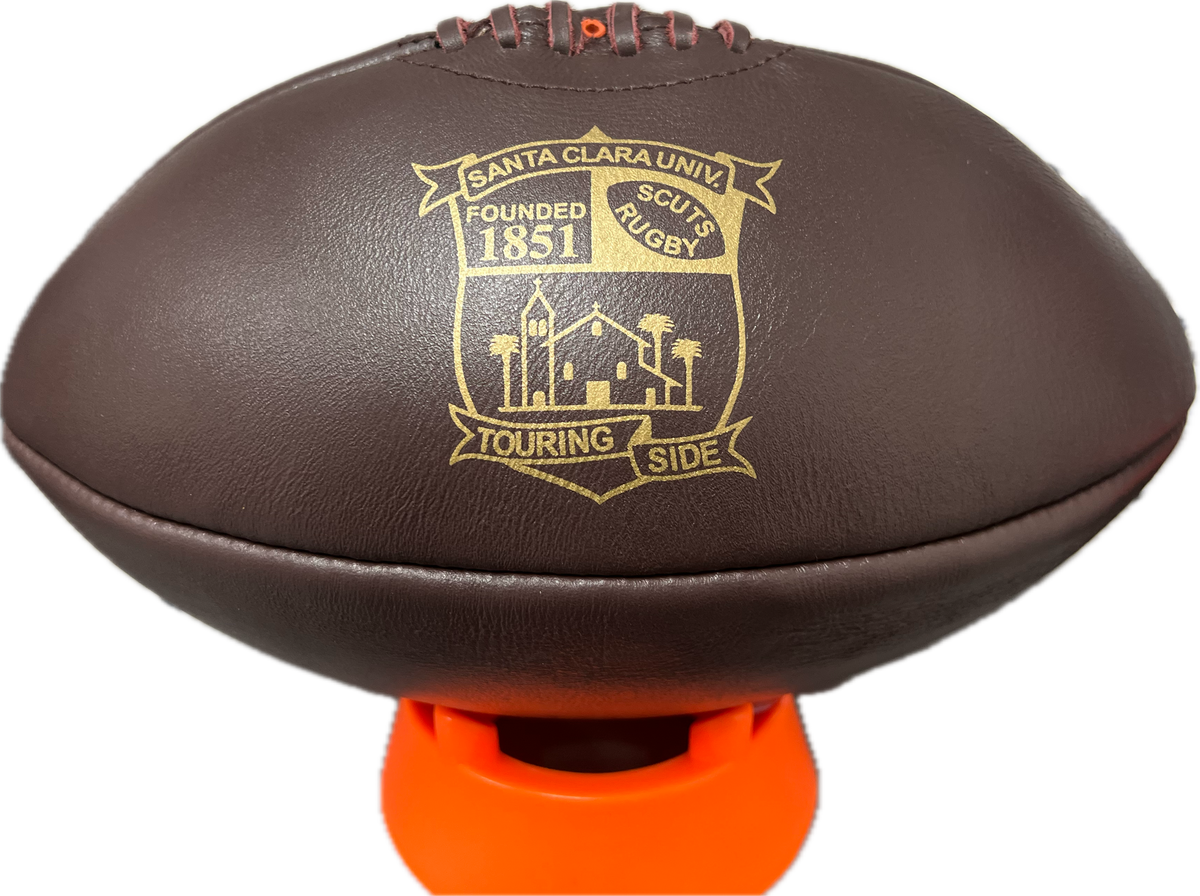 The Legend” Custom Leather Rugby Ball – 8x8 Sports