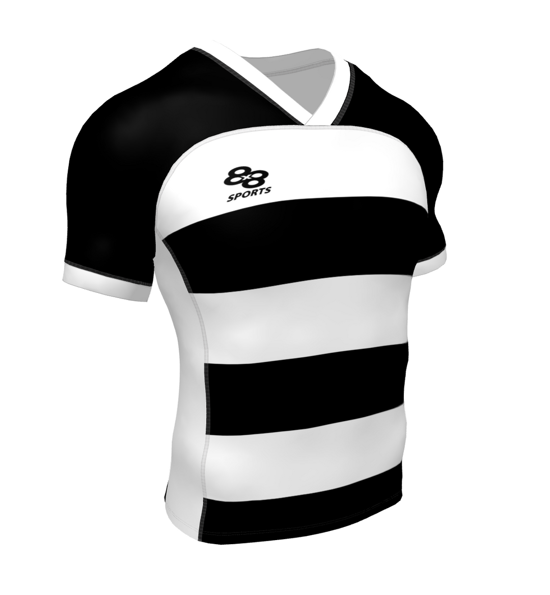 ウェア 16aw striped rugby black Elite Rugby Jersey - Stripe Black – 8x8 Sports